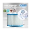 AcserGery für Bestway Insert VI Filter, Filter Ersatzfilter für Lay-Z-Spa Miami, für Vegas, für MONACO.Filter für Bestway VI Poo