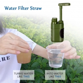 More about Outdoor Wasserfilter, Tragbarer Wasseraufbereiter Set, Outdoor Notfall Survival Wasserfilter Für Camping Wandern Reisen Wasserfi