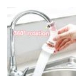 AcserGery Küche, 2 Stück Mini 360 Grad drehbarer Wasserfilter 360 ° Küchenwasserfilter, Haushaltswasserfiltersprüher (Rosa)