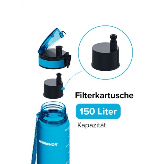 AQUAPHOR Pack 2 Filterkartuschen für Wasserfilterflaschen AQUAPHOR City