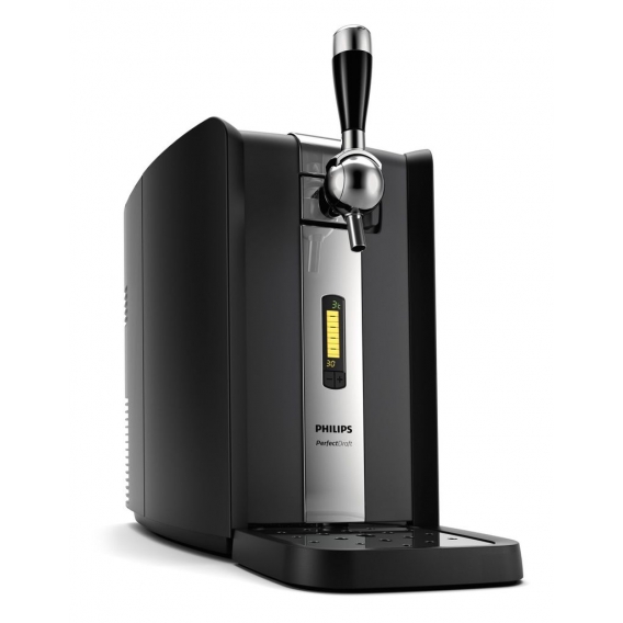 Philips HD3720/25 Perfect Draft Bierkühler, Bierzapfsystem, schwarz