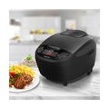 Elektrischer Multikocher 5 L, Dampfgarer, Reiskocher, Slow Cooker, Timer