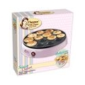 Bestron Poffertjes Maker im Retro Design, Mini Pfannkuchen Automat, mit Antihaftbeschichtung, Sweet Dreams, 800 W, Farbe: Rosa