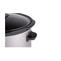 Alpina Slow Cooker - Schongarer - 3,5 Liter - Keramik-Innenbehälter - 3 Heizstufen - Edelstahl