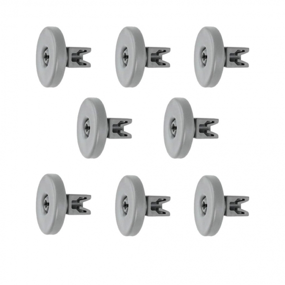 8x Korbrolle 40mmØ für AEG FAVCOP5450IW GB KDW1 403 806 2403 2603 50750VI Favorit G 300 F77420W0P F77420M0P F55412W0 F55412M0 F6