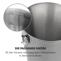 Klarstein Gärkeller Pro Fermenter - Fermentierkessel, Maischekessel, konisch, zum Bierbrauen oder Wein gären, 30 l, Thermometer,