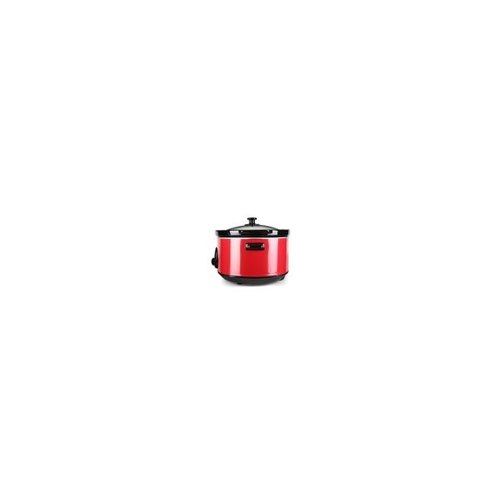 Klarstein Bristol 65 - Slow Cooker , Schongarer , Schmor-Kochtopf , 6,5 Liter , herausnehmbarer Innentopf aus Keramik , Edelstah