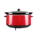 Klarstein Bristol 65 - Slow Cooker , Schongarer , Schmor-Kochtopf , 6,5 Liter , herausnehmbarer Innentopf aus Keramik , Edelstah