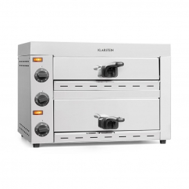 More about Klarstein Vesuvio II Pro Pizzaofen Gastro  ,  2260 Watt  ,  2 Kammern  ,  360 x 330 mm Backfläche  ,  Temperatur bis zu 300 °C  