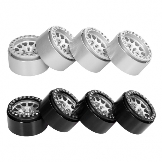 8er Pack 1,9 \"Beadlock Felge Aus Metall Für 1/10 Axial SCX10 II 90046 D90 HSP RC Car Rock