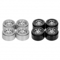 8er Pack 1,9 \"Beadlock Felge Aus Metall Für 1/10 Axial SCX10 II 90046 D90 HSP RC Car Rock