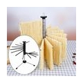 Zusammenklappbarer Pasta-Trockenständer mit 14 Stangen Frische Pasta-Hängeständer Spaghetti-Trockner stabil rutschfest für Nudel