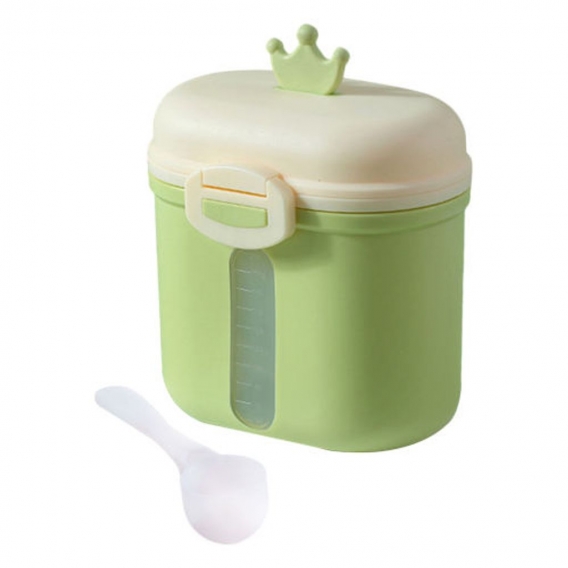 Milchpulverkasten Snack Container Geruchlos mit Scoop Baby Formel Dispenser für Kleinkind Farbe Grün groß