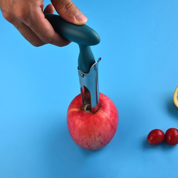 Kernbohrwerkzeuge Einfach zu bedienende langlebige Gadgets Separator für Birnen Obst Home Farbe Blau