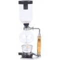 600 ml Siphon-Kaffeemaschine Vakuum-Kaffeemaschine Glastyp 3 Tasse mit Rührstab + Messlöffel