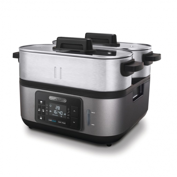 Morphy Richards 470006EE Dampfgarer, Edelstahl