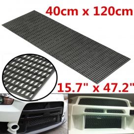 More about Universal Black Shockproof Front Honeycomb ABS Kunststoff Entlüftung Auto Tuning Racing Grille Mesh 40x120cm