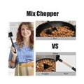 Hackfleischzerteiler,Beef Masher Hitzebeständiger Fleischhacker ABS Hamburger Chopper Masher Masher Antihaft-Mix