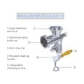 AcserGery Manueller Fleischwolf, Wurstpacker mit Tischklemme für den Küchengebrauch zu Hause