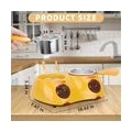 Elektrisches Schokoladenschmelz-Fondue-Set, Doppeltopf-Schokoladenfondue-Brunnen zum Schmelzen von Schokolade, Käse, Süßigkeiten