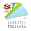 AcserGery JOY 18pcs DIY Icing Piping Ice Cream Gebäckbeutel Düsen Set Kuchendekorationswerkzeuge