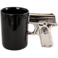 Pistolengriff-Kaffeebecher, Galvanik-Griffpistolenbecher, Galvanikpistolen-Keramikbecher