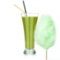 Zuckerwatte Geschmack Grün Smoothie Slush Ice Granita 1:8