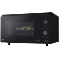 LG MJ3965BPS Mikrowelle, 4-in-1, Smart Inverter, maximal 1.850 W, Grill 950 W, Mirkowelle 1.100 W, 9 Liter Fassungsvermögen, Sch