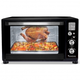 More about Digitaler Minibackofen (45L) mit Umluft, 2200W, Drehspieß, Pizzaofen, Grill