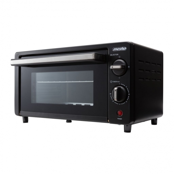 Mesko MS 6013 Mini-Backofen Schwarz 1000 Watt 9 Liter