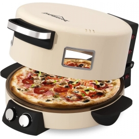 More about Pizzaofen Elektrischer Rundofen,2800W pizzamaker,pizzaofen elektrisch,steinofen,pizza oven,400°C,30-Minuten-Timer, Platte aus fe