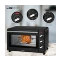 Clatronic Multi-Backofen MBG 3728, 30 Liter Backraum, Umluft + Ober- und Unterhitze, 90 Minuten-Timer mit Endsignal, schwarz