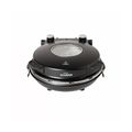 Schäfer Pizzamaker 32cm mit Zubehör Express Pizzaofen 1200W Keramiksteinplatte 360-400ºC (schwarz)