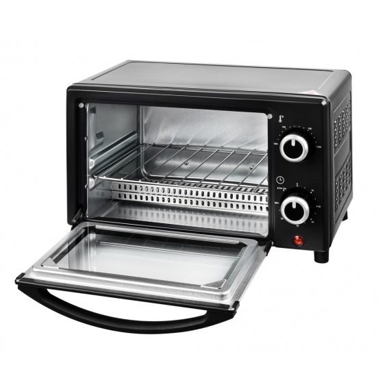 Multiofen Backofen Pizzaofen Infrarot 900W schwarz 9L Timer ()*65531