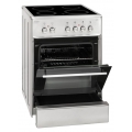 Exquisit ECM 6-4 Inox Elektro-Standherd | Glaskeramik | Ober- / Unterhitze |  Grill | Umluft | Inox