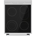 Gorenje ECS5350WPA Standherd Weiß 50 cm, Glaskeramikkochfeld mit 2-Kreis- / Bräterzone, IconLED, SoftClose, Heißluft, XXL Volume