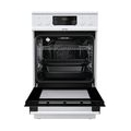 Gorenje ECS5350WPA Standherd Weiß 50 cm, Glaskeramikkochfeld mit 2-Kreis- / Bräterzone, IconLED, SoftClose, Heißluft, XXL Volume