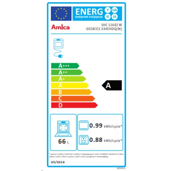 AMICA SHC 11642W Standherd 60cm EEK A