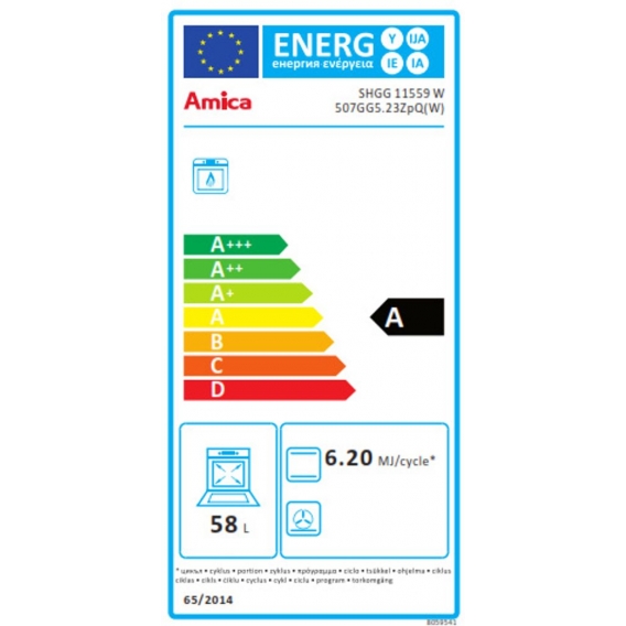 Amica SHGG11559W Gas-Herd weiß