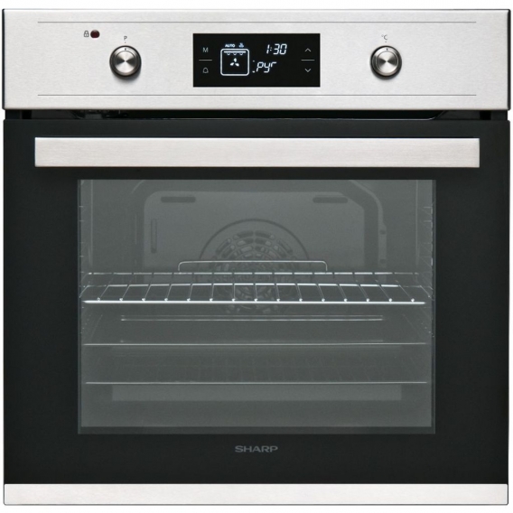 Sharp K-61V28IM1-EU Einbaupyrolysebackofen ActiveCool-Technologie