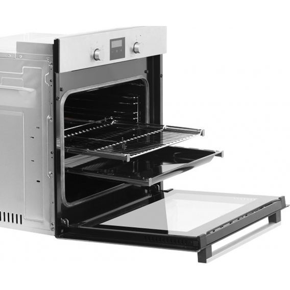 respekta Backofen Edelstahl Einbau Herd 60cm Grill Heißluft Umluft Auftauen