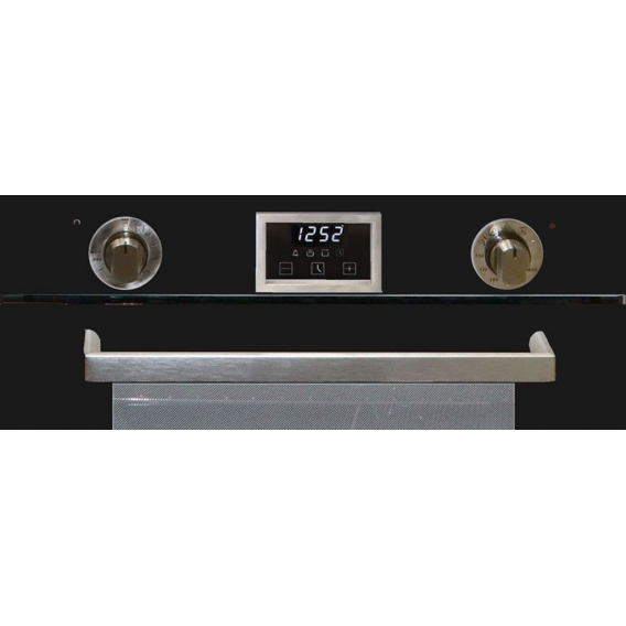 Kaiser EG 6374 Sp Gas Backofen 79L autark Grill Selbstreinigung Umluft Schwarz Glas