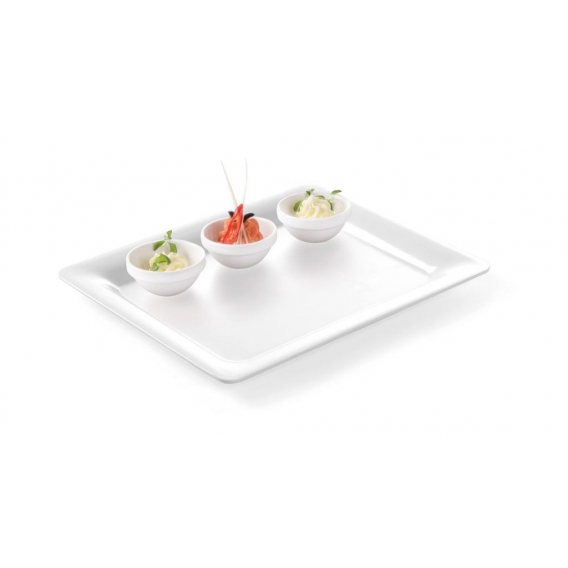 HENDI Gastronorm-Platte mit schmalem Rand GN 2/3 354x325x(H)20