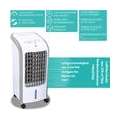 Sena Ventilatorkombigerät "Mesko" 3in1 mobiler Luftkühler mit Wasserkühlung | mobiler Ventilator ohne Abluftschlauch | 56cm groß
