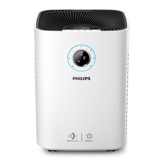 Philips Reduziert Allergene, Gase und Gerüche – Luftreiniger, 130 m², 1,8 m, Gleichstrom, 500 m³/h, China, Schwarz, Weiß