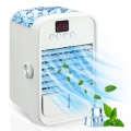 Mini Aircooler Klimaanlage Mobile Luftkühler Tischventilator Klimagerät Tragbar Ventilator für Zuhause Büro Luftbefeuchter