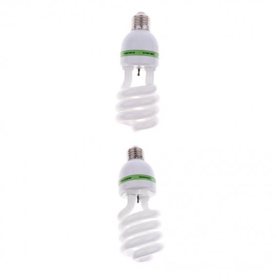 2pc Negative Ion Spiral Glühbirne Tageslicht Luftreiniger E27 Glühbirne 30 / 36W