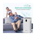 Luftreiniger, ROVACS Luftreiniger RV550 Allergie für Raucherzimmer Wohnung bis zu 130m², Stumm, Air Purifier mit H13 HEPA Aktivk