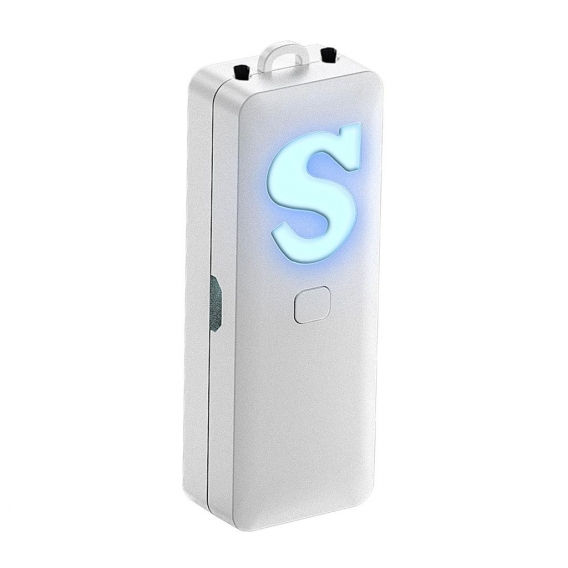 Tragbare Mini Luftreiniger, Persönliche Luftreiniger Halskette, USB Tragbare Luftreiniger für Kinder Und Erwachsene Farbe Weiß