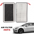 2 Stück / Set Luftreiniger HEPA Filter Auto Luftreiniger für Tesla Model 3 2017 2020